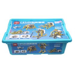 XK BC-83 non  CB9686 BỘ KHOA HỌC VÀ GIÁO DỤC 58 TRONG 1 bộ đồ chơi xếp lắp ráp ghép mô hình 420 khối