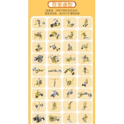 XK BC-83 non  CB9686 BỘ KHOA HỌC VÀ GIÁO DỤC 58 TRONG 1 bộ đồ chơi xếp lắp ráp ghép mô hình 420 khối