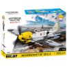 COBI CHARACTER BUILDING 5727 non  MÁY BAY CHIẾN ĐẤU MESSERSCHMITT BF109E3 tỷ lệ 1:32 bộ đồ chơi xếp lắp ráp ghép mô hình Military Army MESSERSCHMITT BF 109 E-3 Quân Sự Bộ Đội 333 khối