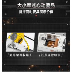 COBI CHARACTER BUILDING 5727 non  MÁY BAY CHIẾN ĐẤU MESSERSCHMITT BF109E3 tỷ lệ 1:32 bộ đồ chơi xếp lắp ráp ghép mô hình Military Army MESSERSCHMITT BF 109 E-3 Quân Sự Bộ Đội 333 khối