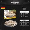 COBI CHARACTER BUILDING 2712 non  PANZER III PHIÊN BẢN SA MẠC tỷ lệ 1:48 bộ đồ chơi xếp lắp ráp ghép mô hình Frozen PANZER III AUSF. J Nữ Hoàng Băng Giá 292 khối