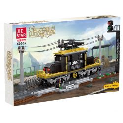 JIESTAR 59007 non  TÀU CÁ SẤU bộ đồ chơi xếp lắp ráp ghép mô hình Creator Expert CROCODILE LOCOMOTIVE Chuyên Gia Sáng Tạo 669 khối