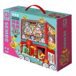 SEMBO 608062 non  TỐI ƯU THỦ bộ đồ chơi xếp lắp ráp ghép mô hình COSMIC KING KONG 575 khối