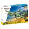 COBI CHARACTER BUILDING 5726 non  MÁY BAY CHIẾN ĐẤU LOCKHEED P-38 CỦA MỸ tỷ lệ 1:32 bộ đồ chơi xếp lắp ráp ghép mô hình Military Army LOCKHEED P-38 LIGHTNING Quân Sự Bộ Đội 545 khối