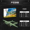 COBI CHARACTER BUILDING 5726 non  MÁY BAY CHIẾN ĐẤU LOCKHEED P-38 CỦA MỸ tỷ lệ 1:32 bộ đồ chơi xếp lắp ráp ghép mô hình Military Army LOCKHEED P-38 LIGHTNING Quân Sự Bộ Đội 545 khối