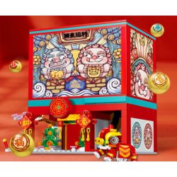 SEMBO 608062 non  TỐI ƯU THỦ bộ đồ chơi xếp lắp ráp ghép mô hình COSMIC KING KONG 575 khối