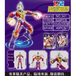 LW 341 non  CON ONG bộ đồ chơi xếp lắp ráp ghép mô hình HERO OF THE UNIVERSE 524 khối