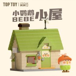 TOP TOY 60036 non  CHÚ VẸT NHỎ CABIN CỦA BEBE bộ đồ chơi xếp lắp ráp ghép mô hình Movie & Game LITTLE PARROT BEBE Phim Và Trò Chơi 577 khối