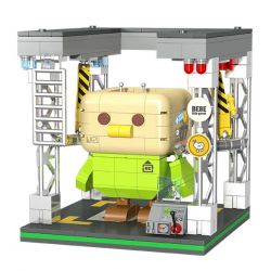 TOP TOY 60035 non  CON CHIM ROBOT CỦA CHÚ VẸT NHỎ BEBE bộ đồ chơi xếp lắp ráp ghép mô hình Movie & Game LITTLE PARROT BEBE Phim Và Trò Chơi 455 khối