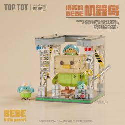 TOP TOY 60035 non  CON CHIM ROBOT CỦA CHÚ VẸT NHỎ BEBE bộ đồ chơi xếp lắp ráp ghép mô hình Movie & Game LITTLE PARROT BEBE Phim Và Trò Chơi 455 khối