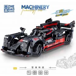 ZHEGAO QL1249 1249 non  XE THỂ THAO AUDI R18 LÙI bộ đồ chơi xếp lắp ráp ghép mô hình  Kỹ Thuật Công Nghệ Cao Mô Hình Phương Tiện 586 khối