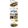 ZHEGAO QL1247 1247 non  XE THỂ THAO CORVETTE C7 LÙI bộ đồ chơi xếp lắp ráp ghép mô hình  Kỹ Thuật Công Nghệ Cao Mô Hình Phương Tiện 617 khối