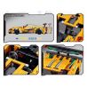 ZHEGAO QL1247 1247 non  XE THỂ THAO CORVETTE C7 LÙI bộ đồ chơi xếp lắp ráp ghép mô hình  Kỹ Thuật Công Nghệ Cao Mô Hình Phương Tiện 617 khối