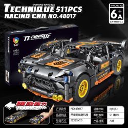 BRUCO BLK-052 JIQILE 48017 non  XE KÉO MUSTANG bộ đồ chơi xếp lắp ráp ghép mô hình  FORD MUSTANG Kỹ Thuật Công Nghệ Cao Mô Hình Phương Tiện 511 khối