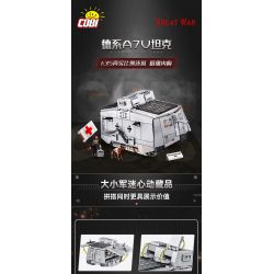 COBI CHARACTER BUILDING 2989 non  ÔNG TỔ CỦA TĂNG A7V ĐỨC tỷ lệ 1:35 bộ đồ chơi xếp lắp ráp ghép mô hình Military Army STURMPANZERWAGEN A7V Quân Sự Bộ Đội 840 khối
