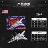 COBI CHARACTER BUILDING 5811 non  MÁY BAY CHIẾN ĐẤU F14 TOMCAT PHIÊN BẢN SÚNG HÀNG ĐẦU tỷ lệ 1:48 bộ đồ chơi xếp lắp ráp ghép mô hình Military Army F-14A TOMCAT Quân Sự Bộ Đội 754 khối