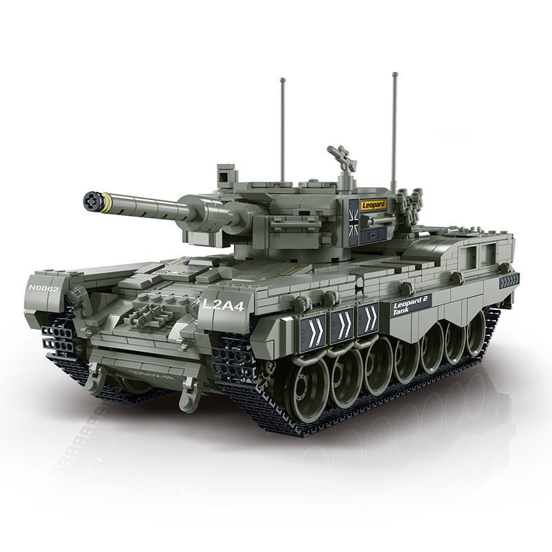 MorkModel 027001 Mork Model 027001 non  XE TĂNG PANTHER bộ đồ chơi xếp lắp ráp ghép mô hình Military Army Quân Sự Bộ Đội 1756 khối