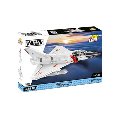 COBI CHARACTER BUILDING 5826 non  MÁY BAY TIÊM KÍCH MIRAGE IIIC CỦA PHÁP tỷ lệ 1:48 bộ đồ chơi xếp lắp ráp ghép mô hình Frozen DASSAULT MIRAGE III C Nữ Hoàng Băng Giá 436 khối