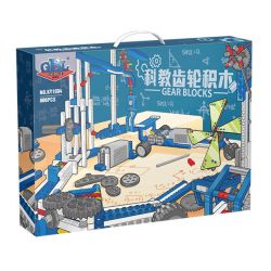 GBL KY1004 1004 non  THIẾT BỊ KHOA HỌC bộ đồ chơi xếp lắp ráp ghép mô hình  GEAR BLOCKS Kỹ Thuật Công Nghệ Cao Mô Hình Phương Tiện 806 khối