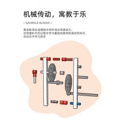 GBL KY1004 1004 non  THIẾT BỊ KHOA HỌC bộ đồ chơi xếp lắp ráp ghép mô hình  GEAR BLOCKS Kỹ Thuật Công Nghệ Cao Mô Hình Phương Tiện 806 khối
