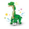 ACHKO 20036 non  GAME BẮN SÚNG BÓNG ĐÁ bộ đồ chơi xếp lắp ráp ghép mô hình DINOSAUR SOCCER PLAYER 200 khối