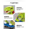 ACHKO 20030 non  NGƯỜI TRƯỢT VÁN bộ đồ chơi xếp lắp ráp ghép mô hình DINOSAUR SKATEBOARD 200 khối