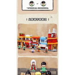 KEEPPLEY K20515 20515 non  ICHIRAKU RAMEN STREET VIEW CỦA KONOHA HIDDEN VILLAGE ??? HỎA QUỐC bộ đồ chơi xếp lắp ráp ghép mô hình