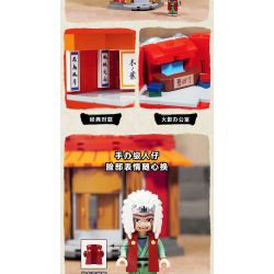 KEEPPLEY K20515 20515 non  ICHIRAKU RAMEN STREET VIEW CỦA KONOHA HIDDEN VILLAGE ??? HỎA QUỐC bộ đồ chơi xếp lắp ráp ghép mô hình