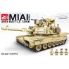 FAIR 8037 non  XE TĂNG CHIẾN ĐẤU CHỦ LỰC M1A1 bộ đồ chơi xếp lắp ráp ghép mô hình Military Army Quân Sự Bộ Đội 1235 khối