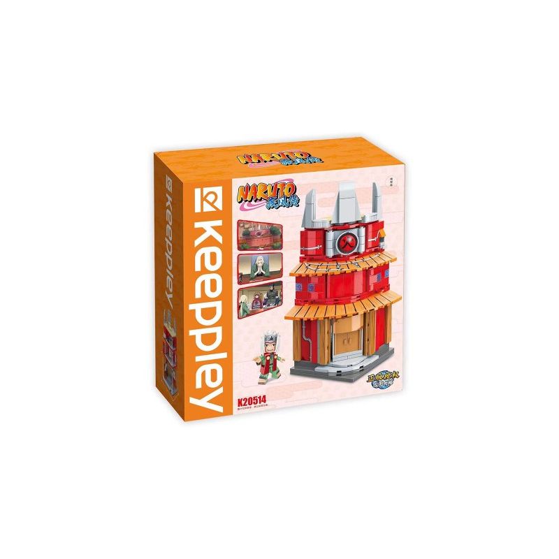 KEEPPLEY K20514 20514 non  TÒA NHÀ NARUTO QUANG CẢNH ĐƯỜNG PHỐ CỦA NGÔI LÀNG ???N GIẤU KONOHA HỎA QUỐC bộ đồ chơi xếp lắp ráp ghép mô hình