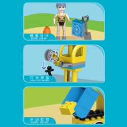 MouldKing 53003 Mould King 53003 non  XE KỸ THUẬT QUÁN TÍNH bộ đồ chơi xếp lắp ráp ghép mô hình Pre-School ENGINEERING VEHICLE Mẫu Giáo