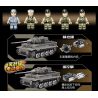 PanlosBrick 632015 Panlos Brick 632015 non  XE TĂNG HẠNG NẶNG HỔ bộ đồ chơi xếp lắp ráp ghép mô hình Military Army TIGER Quân Sự Bộ Đội 1776 khối