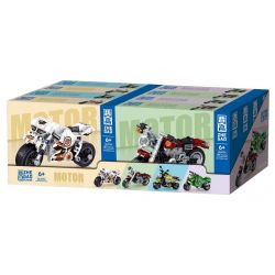 ZHEGAO QL0754 0754 non  4 XE MÁY bộ đồ chơi xếp lắp ráp ghép mô hình Motorcycle Motorbike Xe Hai Bánh 722 khối