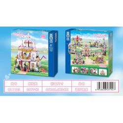 ZHEGAO QL1195 1195 non  LÂU ĐÀI WINDSOR bộ đồ chơi xếp lắp ráp ghép mô hình Medieval Castle WINDSOR CASTLE Chiến Tranh Trung Cổ 887 khối