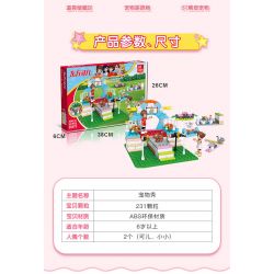 JIESTAR 20373 non  CHƯƠNG TRÌNH THÚ CƯNG bộ đồ chơi xếp lắp ráp ghép mô hình Oriental Keer Modern Academy PET SHOW 231 khối