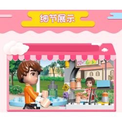 JIESTAR 20371 non  QUẦY ĐỒ UỐNG LẠNH bộ đồ chơi xếp lắp ráp ghép mô hình Oriental Keer Modern Academy COLD DRINK 147 khối