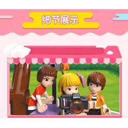 JIESTAR 20370 non  CÔNG VIÊN TRƯỢT BĂNG bộ đồ chơi xếp lắp ráp ghép mô hình Oriental Keer Modern Academy SKATE PARK 136 khối