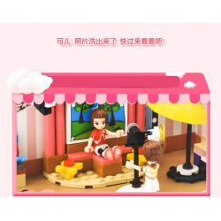 JIESTAR 20369 non  STUDIO CHỤP ???NH bộ đồ chơi xếp lắp ráp ghép mô hình Oriental Keer Modern Academy PHOTOGRAPHY 160 khối