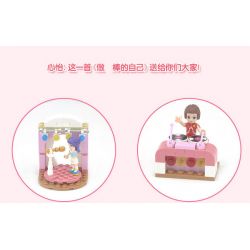 JIESTAR 20368 non  BAN NHẠC NHỎ bộ đồ chơi xếp lắp ráp ghép mô hình Oriental Keer Modern Academy MINI BAND 149 khối