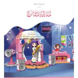 JIESTAR 20368 non  BAN NHẠC NHỎ bộ đồ chơi xếp lắp ráp ghép mô hình Oriental Keer Modern Academy MINI BAND 149 khối