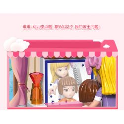 JIESTAR 20367 non  PHÒNG NGỦ KERR bộ đồ chơi xếp lắp ráp ghép mô hình Oriental Keer Modern Academy 142 khối