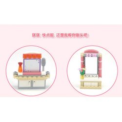 JIESTAR 20367 non  PHÒNG NGỦ KERR bộ đồ chơi xếp lắp ráp ghép mô hình Oriental Keer Modern Academy 142 khối