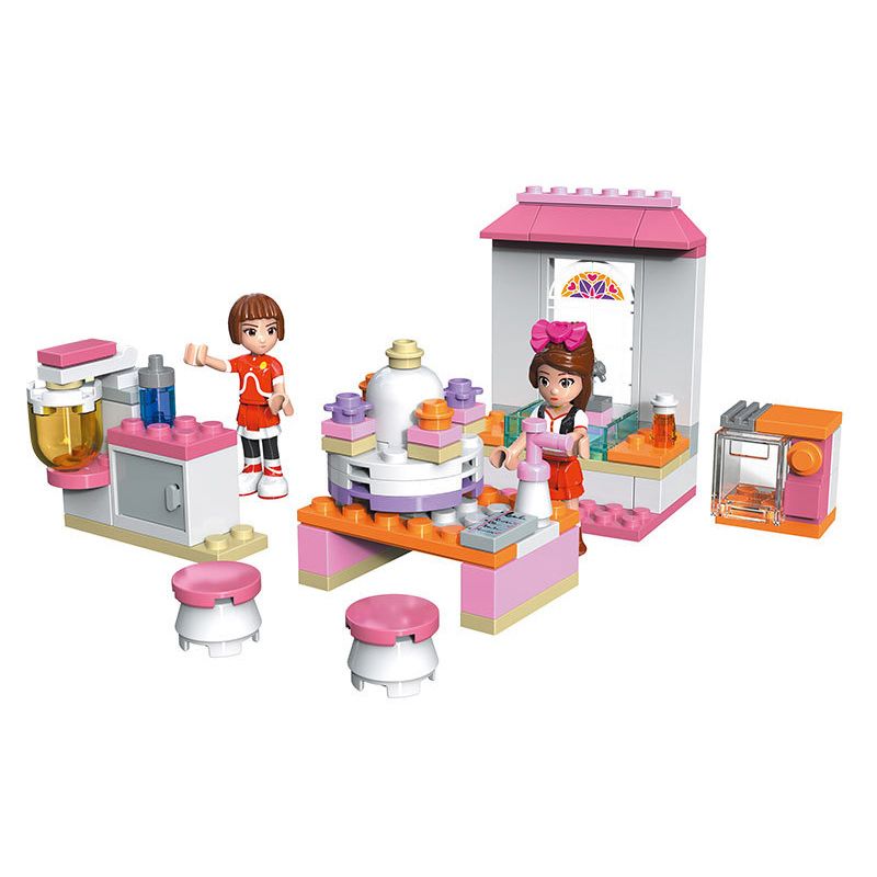 JIESTAR 20366 non  TIỆM BÁNH NGỌT bộ đồ chơi xếp lắp ráp ghép mô hình Oriental Keer Modern Academy CAKE SHOP 120 khối