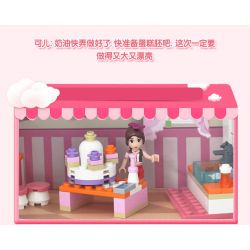 JIESTAR 20366 non  TIỆM BÁNH NGỌT bộ đồ chơi xếp lắp ráp ghép mô hình Oriental Keer Modern Academy CAKE SHOP 120 khối