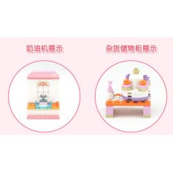 JIESTAR 20366 non  TIỆM BÁNH NGỌT bộ đồ chơi xếp lắp ráp ghép mô hình Oriental Keer Modern Academy CAKE SHOP 120 khối