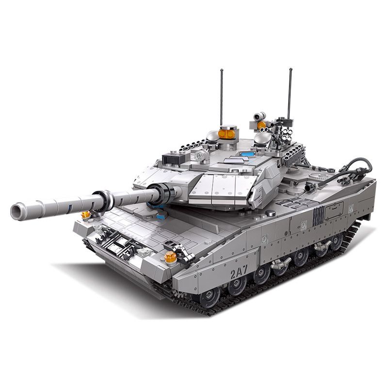 JIESTAR 61036 non  XE TĂNG PANTHER bộ đồ chơi xếp lắp ráp ghép mô hình LEOPARD 2A7 1498 khối
