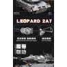 JIESTAR 61036 non  XE TĂNG PANTHER bộ đồ chơi xếp lắp ráp ghép mô hình LEOPARD 2A7 1498 khối