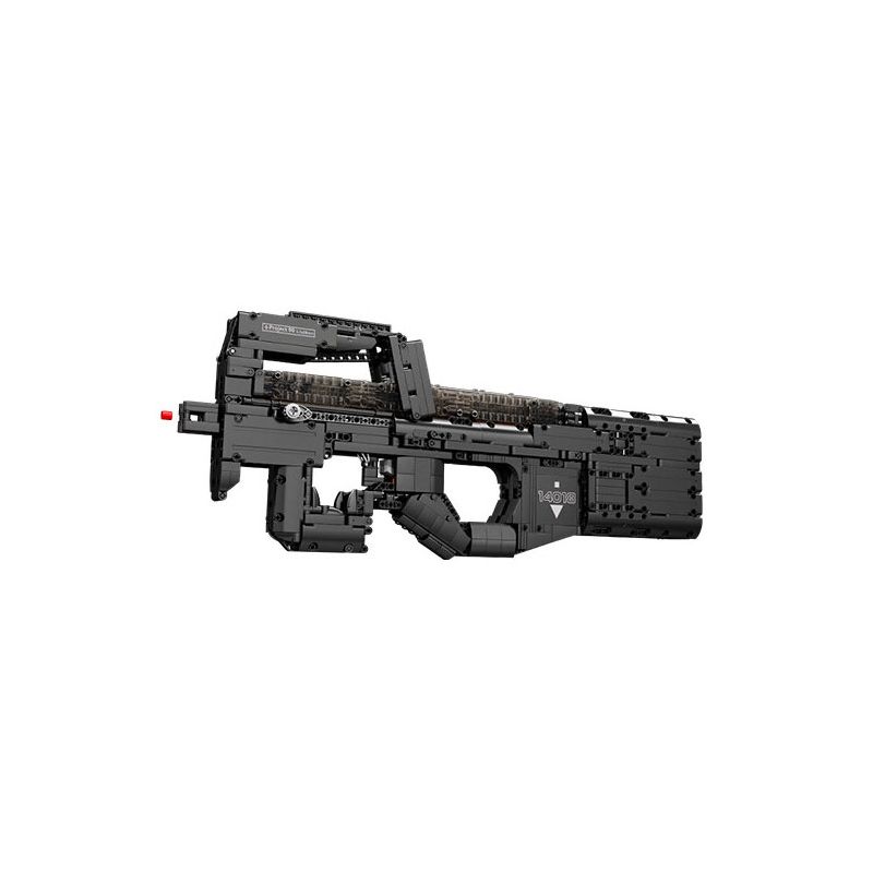 MouldKing 14018 Mould King 14018 non  SÚNG TIỂU LIÊN P90 bộ đồ chơi xếp lắp ráp ghép mô hình Gun P90 SUBMACHINE GUN 1644 khối