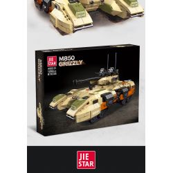 JIESTAR 61035 non  XE TĂNG M850 GRIZZLY bộ đồ chơi xếp lắp ráp ghép mô hình 1270 khối
