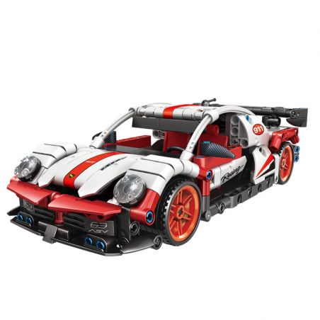 QIAO LE TONG 2311 non  XE THỂ THAO PORSCHE 911 LÙI bộ đồ chơi xếp lắp ráp ghép mô hình  RACING SUPER CAR 911 Kỹ Thuật Công Nghệ Cao Mô Hình Phương Tiện 501 khối
